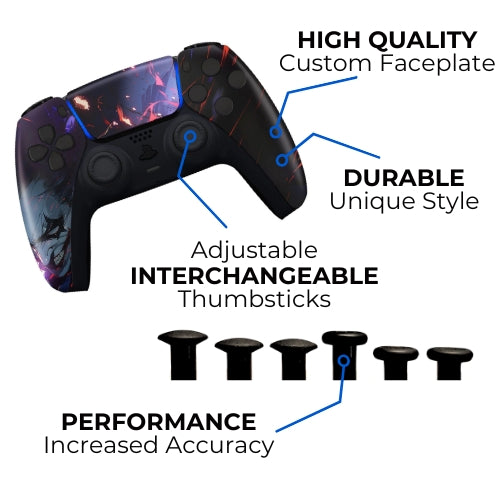 Playstation 5 PS5 (FIRE STARTER) DualSense Custom Upgraded Controller